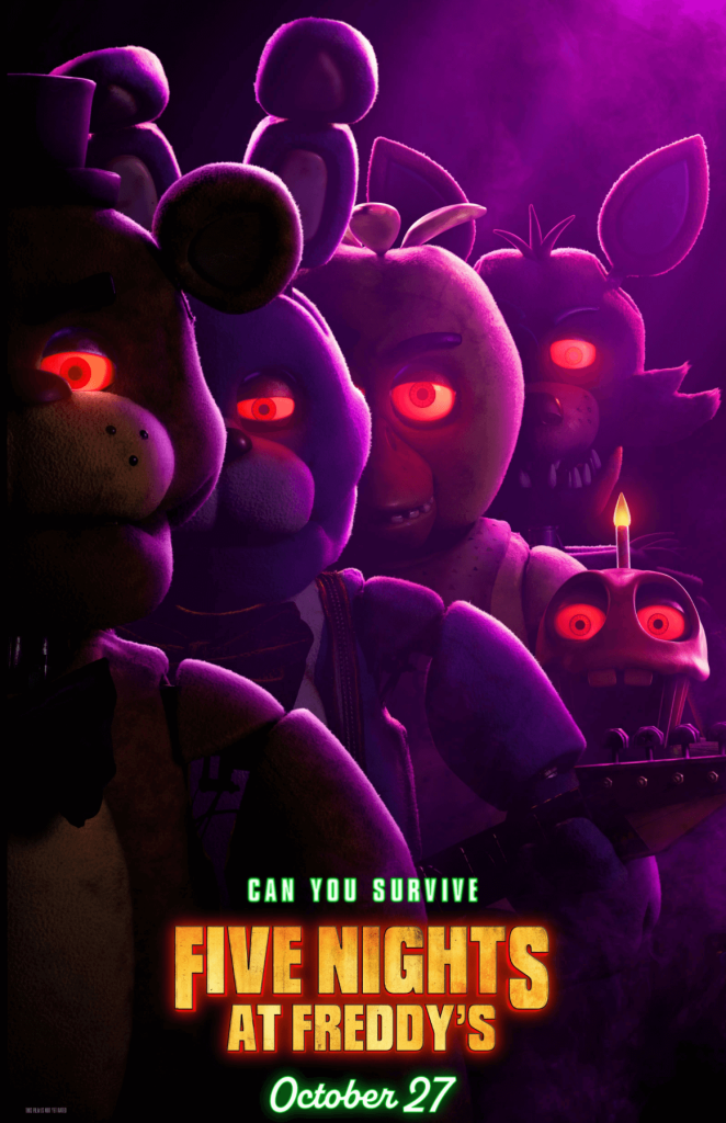 Five Nights at Freddy's Box Office. Five Nights at Freddy's Movie Poster. Five Nights at Freddy's